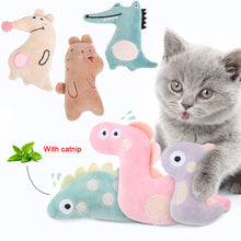 Load image into Gallery viewer, Plush Cat Toy With Catnip