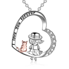 Load image into Gallery viewer, Cat Lover Pendant Necklace