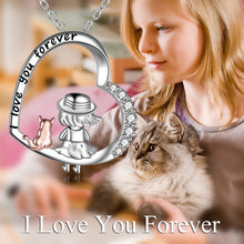 Load image into Gallery viewer, Cat Lover Pendant Necklace