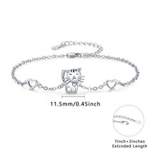 Load image into Gallery viewer, Lovely Cat Pendant Bracelet