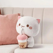 Load image into Gallery viewer, Peach Cat Plush Doll 30cm