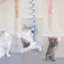 Load image into Gallery viewer, Spring Fur Ball Cat Toy