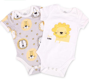 Adorable Baby Rompers - 2 Pcs/Set
