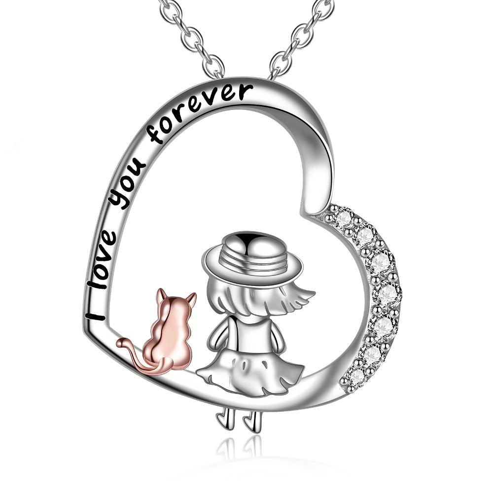 Cat Lover Pendant Necklace