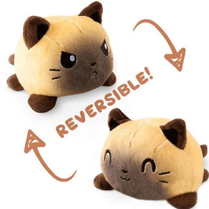 Reversible Cat Plush Toy