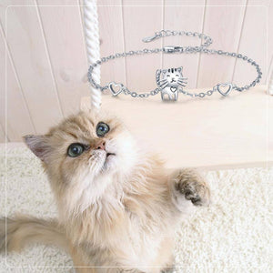 Lovely Cat Pendant Bracelet