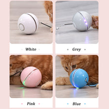 Load image into Gallery viewer, Colorful Smart Interactive Cat Toy with LED Light 360 Degree Self Rotating Ball
