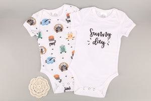 Adorable Baby Rompers - 2 Pcs/Set